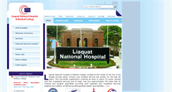 Desktop Screenshot of lnh.edu.pk