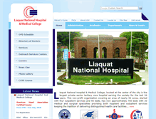 Tablet Screenshot of lnh.edu.pk